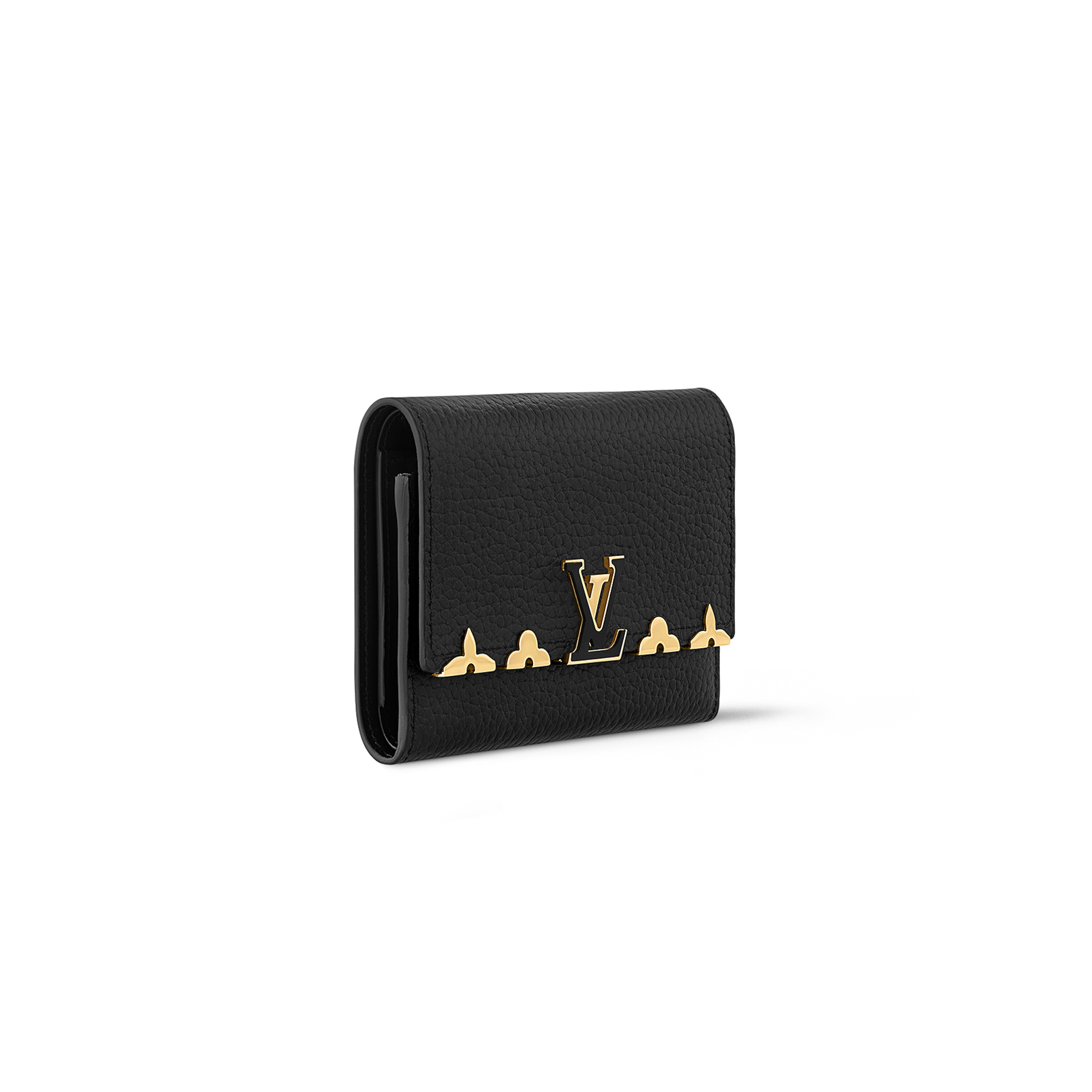 l**is V*t*n capucines compact wallet m82764 (13*9*3cm)